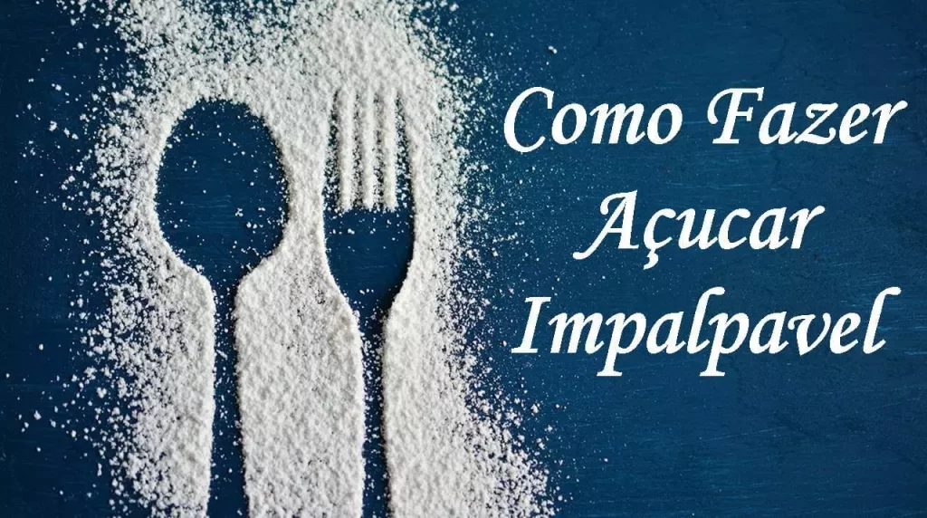 como fazer açúcar impalpável