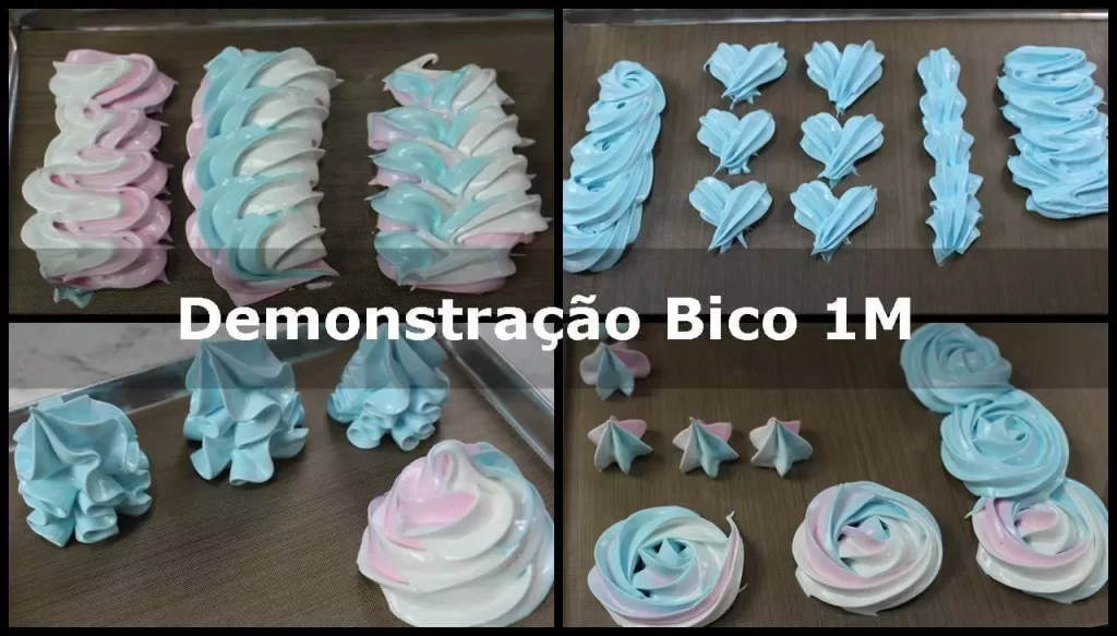 Modelagem com o Bico de confeitar 1 M